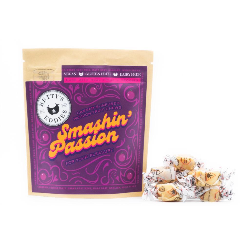 Betty's Eddies Betty's Eddies| Smashin Passion Fruit Chews |50mg 10pk ...