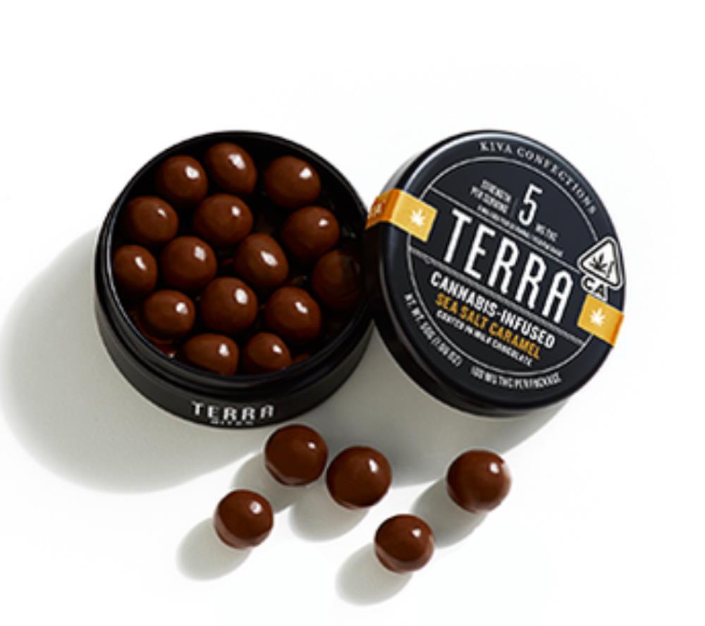 Kiva Confections Sea Salt Caramel [20pk] (100mg) for Sale Northampton ...