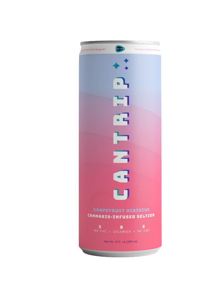 Cantrip Grapefruit Hibiscus [12fl oz] (3mg THC / 2mg CBD) for Sale